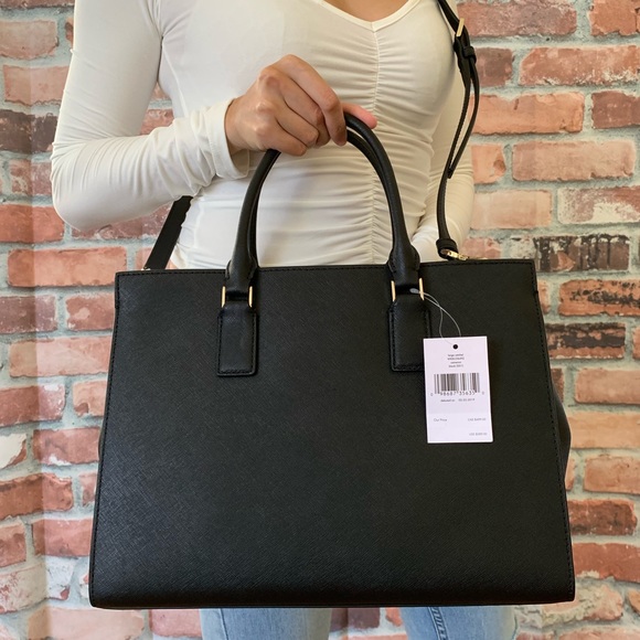 Kate spade LARGE Cameron satchel Leather Crossbody - Picture 6 of 8